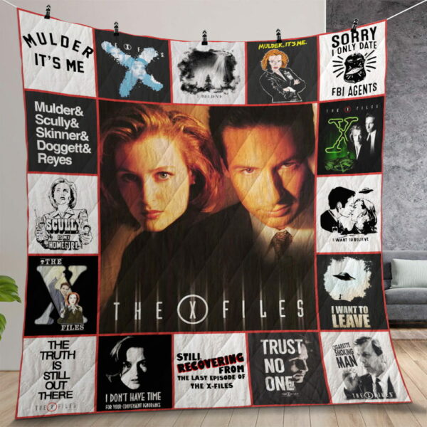 The X Files Quilt Gift For Christmas Birthday Halloween