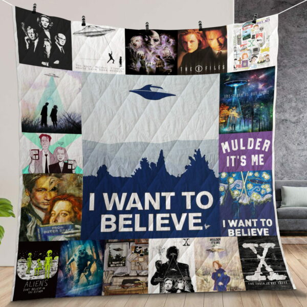 The X Files Quilt Gift For Family On Christmas Black Friday