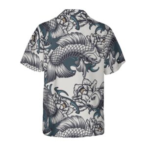 Traditional Floral Fish Hawaiian Shirt 2