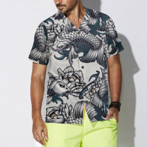 Traditional Floral Fish Hawaiian Shirt 4