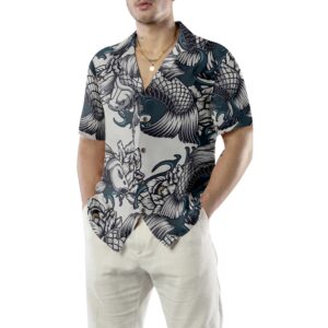 Traditional Floral Fish Hawaiian Shirt 5
