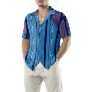 Vertical Swimming Pool Pattern Hawaiian Shirt 5