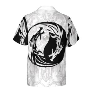Yin Yang Dragon Hawaiian Shirt 2