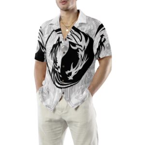 Yin Yang Dragon Hawaiian Shirt 5