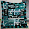 philadelphia Eagles Quilt Gift For Christmas Birthday Thanksgiving Version 3