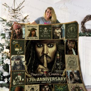 pirates Of The Caribbean Quilt Gift For Fans Christmas Black Friday Black Friday