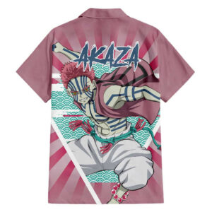 Akaza Demon Slayer Hawaiian Shirt Anime 2