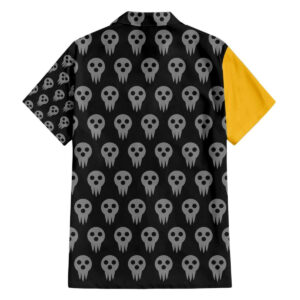 Albarn Maka Soul Eater Hawaiian Shirt Anime Art Mix With Skull Pattern 2