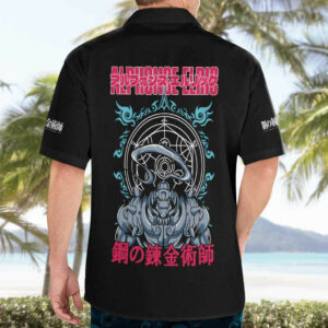 Alphonse Elric Fullmetal Alchemist Hawaiian Shirt Anime 4