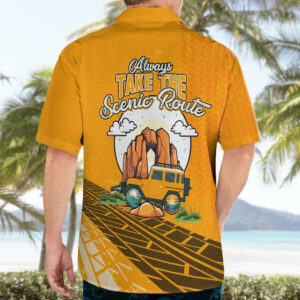 Always Take The Scenic Route Jeep Hawaiian Shirt TS07 5