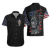 American Skull Hawaiian Shirt In Gun We Trust 3