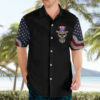 American Skull Hawaiian Shirt In Gun We Trust 4