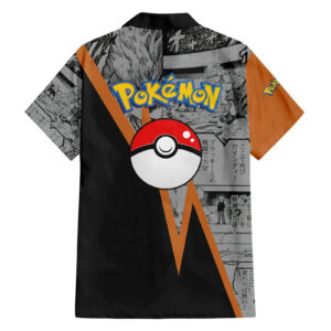 Arcanine Pokemon Hawaiian Shirt Mix Manga 2