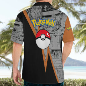 Arcanine Pokemon Hawaiian Shirt Mix Manga 4