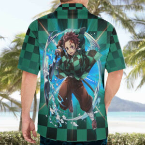 Astral Aura Tanjiro Demon Slayer Hawaiian Shirt Anime 4