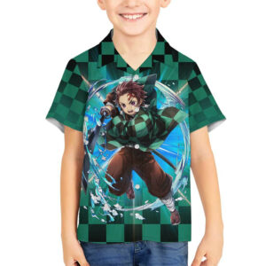 Astral Aura Tanjiro Demon Slayer Hawaiian Shirt Anime 5