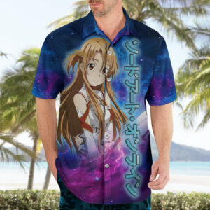 Asuna Hawaiian Shirt Sword Art Galaxy 3