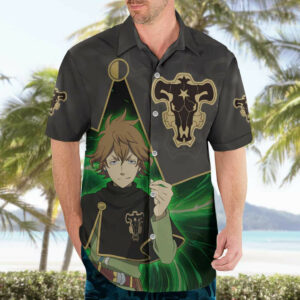Black Bull Finral Roulacase Black Clover Hawaiian Shirt Anime 3