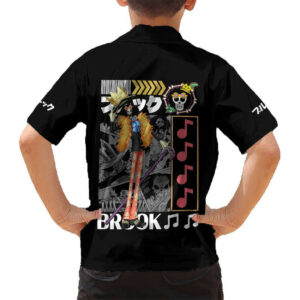 Brook Straw Hat Team One Piece Hawaiian Shirt Anime 6