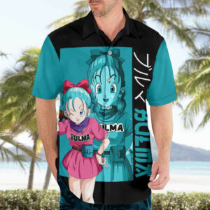 Bulma Dragon Ball Hawaiian Shirt Anime Art 3
