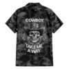 Cowboy Skull Hawaiian Shirt Cowboy Take Me Away 2