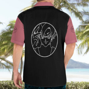 Goku Black Rose Dragon Ball Anime Hawaiian Shirt 4