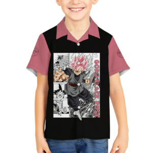 Goku Black Rose Dragon Ball Anime Hawaiian Shirt 5