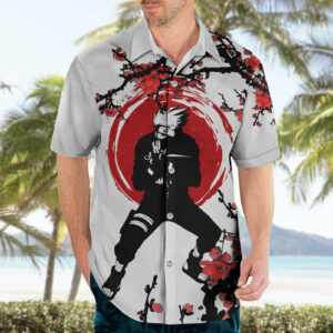 Hatake Kakashi Japan Style Hawaiian Shirt 3