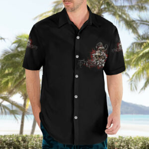 I Hold A Beast An Angel And A Crazy Lady In Me Hawaiian Shirt 3