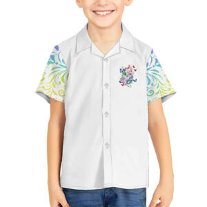 I Try To Avoid Drama Sugar Skull Colorful Hawaiian Shirt 5