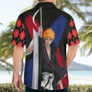 Ichigo Kurosaki Hawaiian Shirt Anime 4