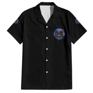 If Im Too Quiet And Smiling America Skull Wings Hawaiian Shirt 2