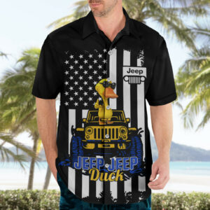 Jeep Jeep Duck Hawaiian Shirt Life Is Better In A Jeep 4
