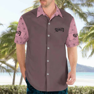 Kamado Nezuko Demon Slayer Hawaiian Shirt Anime 3