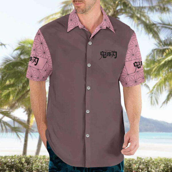 Kamado Nezuko Demon Slayer Hawaiian Shirt Anime 3