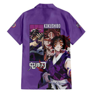 Kokushibo Kimesu No Yaiba Hawaiian Shirt Japan Anime 2 1