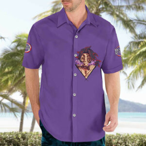Kokushibo Kimesu No Yaiba Hawaiian Shirt Japan Anime 3 1
