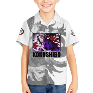 Kokushibo Kimesu No Yaiba Hawaiian Shirt Japan Anime 5