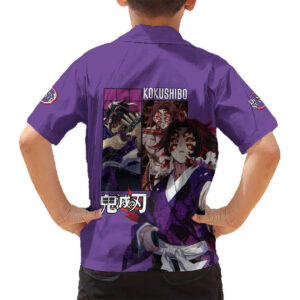 Kokushibo Kimesu No Yaiba Hawaiian Shirt Japan Anime 6 1