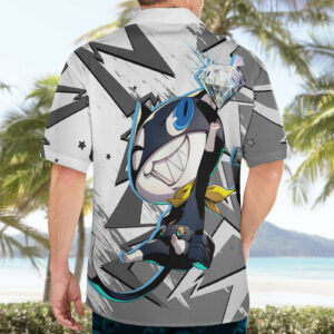 Morgana Persona Hawaiian Shirt Anime Mix Polygon Cyber 4