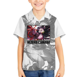 Nezuko Kamado Demon Slayer Hawaiian Shirt Anime 5