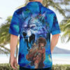 Raging Princess Mononoke Studio Ghibli Hawaiian Shirt Trippy 4