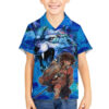 Raging Princess Mononoke Studio Ghibli Hawaiian Shirt Trippy 5