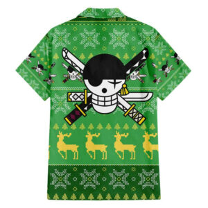 Roronoa Zoro One Piece Hawaiian Shirt Anime Mix Christmas 2