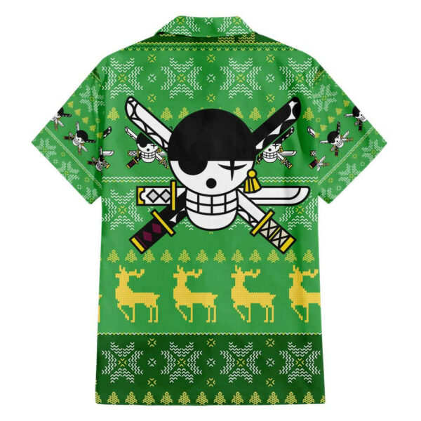 Roronoa Zoro One Piece Hawaiian Shirt Anime Mix Christmas 2