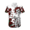 Rose Skull Hawaiian Shirt Rose Skull Day Of The Dead 1