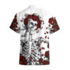 Rose Skull Hawaiian Shirt Rose Skull Day Of The Dead 2