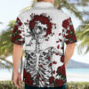 Rose Skull Hawaiian Shirt Rose Skull Day Of The Dead 5