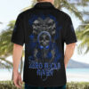 Skull Butterfly Demon Zero Fck Given Hawaiian Shirt 4