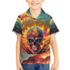 Skull Flaming Hawaiian Shirt I Can Fix Stupid But Its Gonna Hurt 5